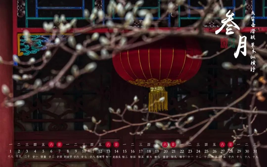 兩會開啟，3月拼顏值拼知識的月歷大賞...(圖10)